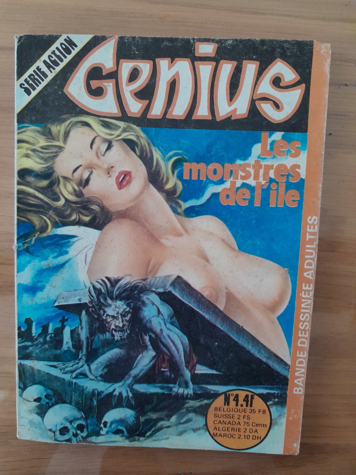 GENIUS     N°04    ED.BOIS DE BOULOGNE      1977      TBE