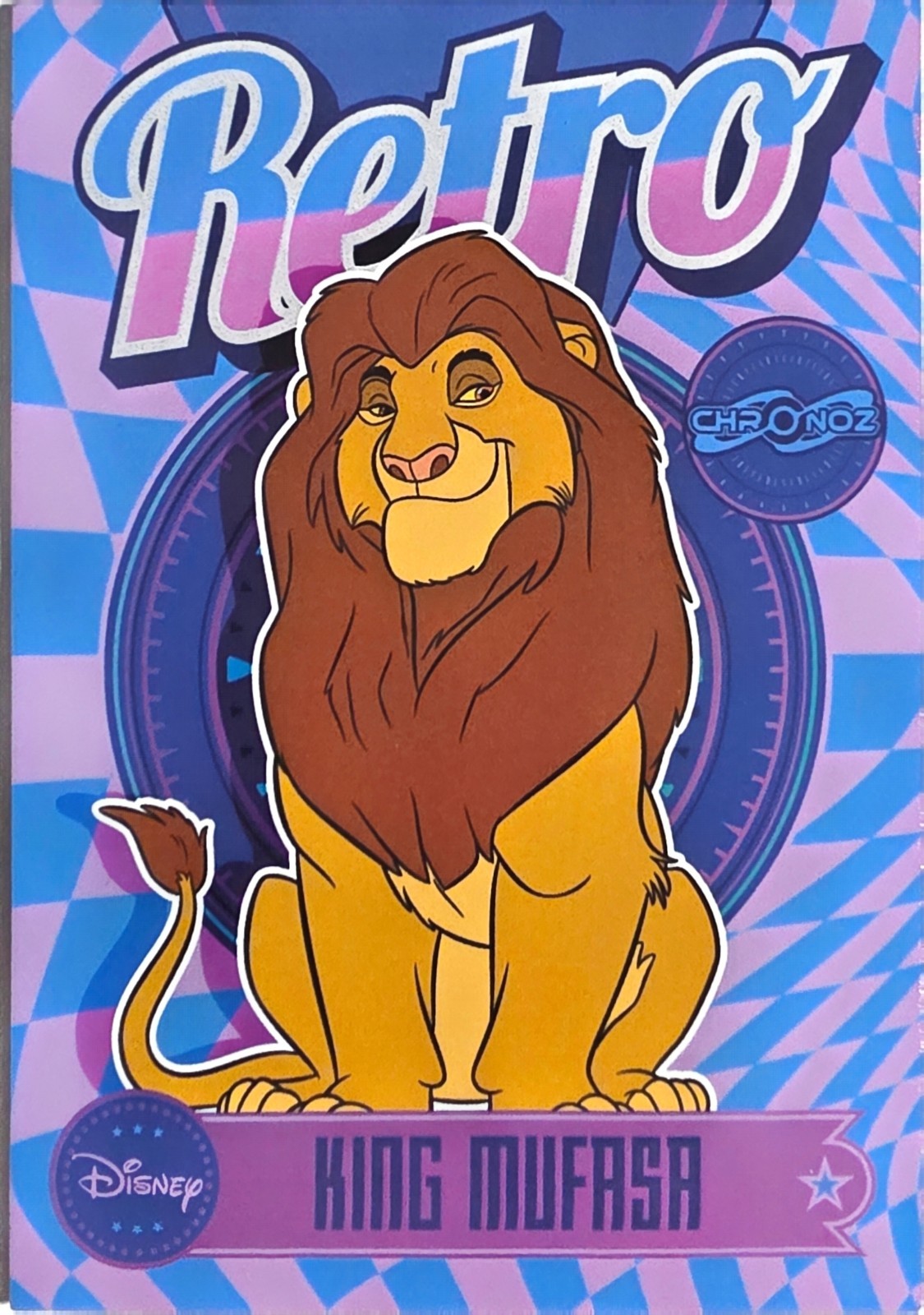 Disney ChronoZ King Mufasa Legacy Retro Trading Card #97/100 Serial Lion King