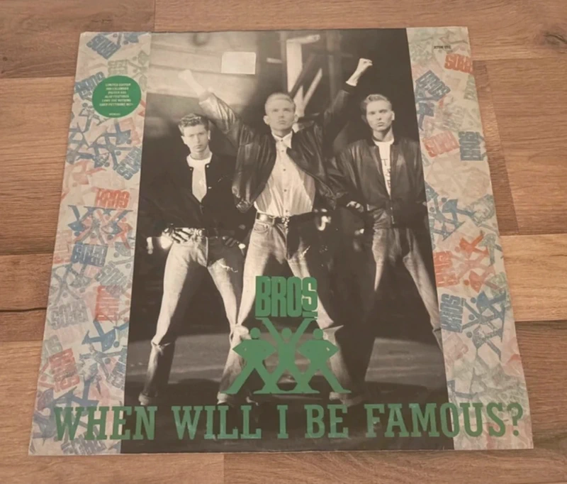 Disque vinyle / LP / 33 Tours / Maxi 45 T - Bros : When Will | Be Famous ?