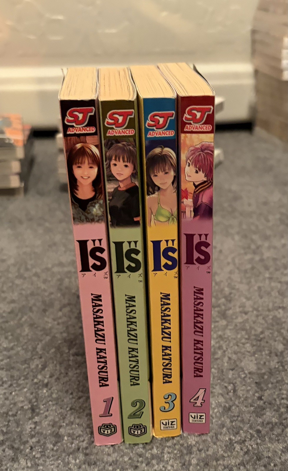 Lotto volumi manga I's 1-4!! Viz Shonen Jump Advanced!!