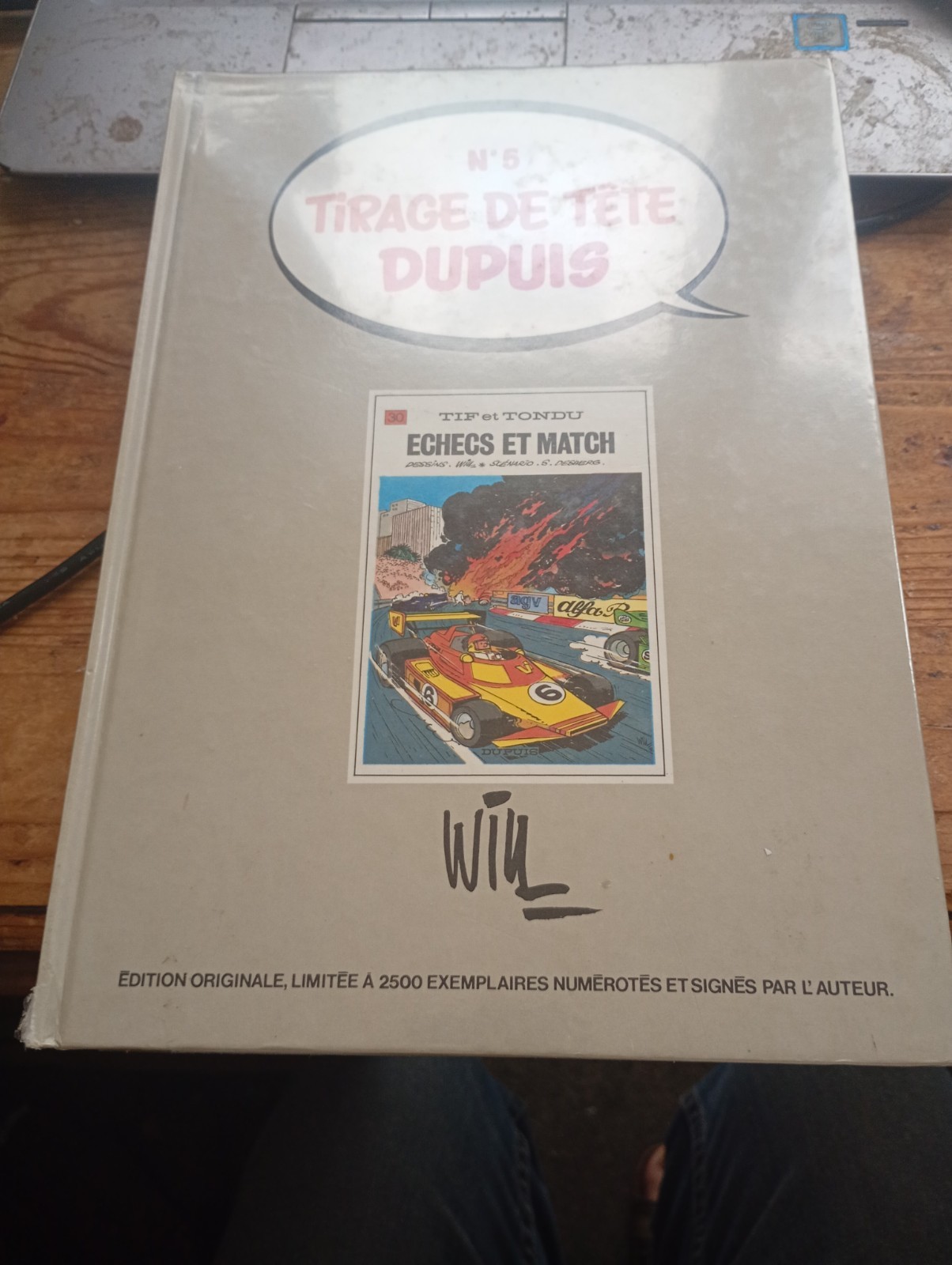 Echecs et match TIF et TONDU WILL DESBERG dupuis 1982