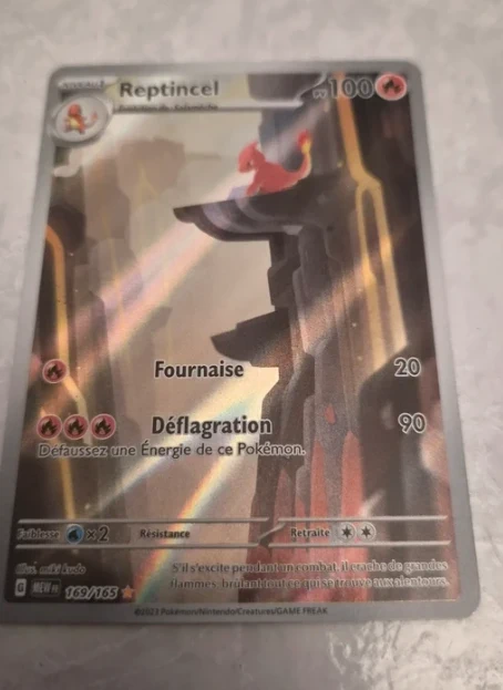 Nintendo Pokémon JCC Reptincel MEW 169/165 fr mew