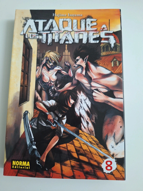 Manga Ataque a los Titanes (Attack on Titan) nº 08