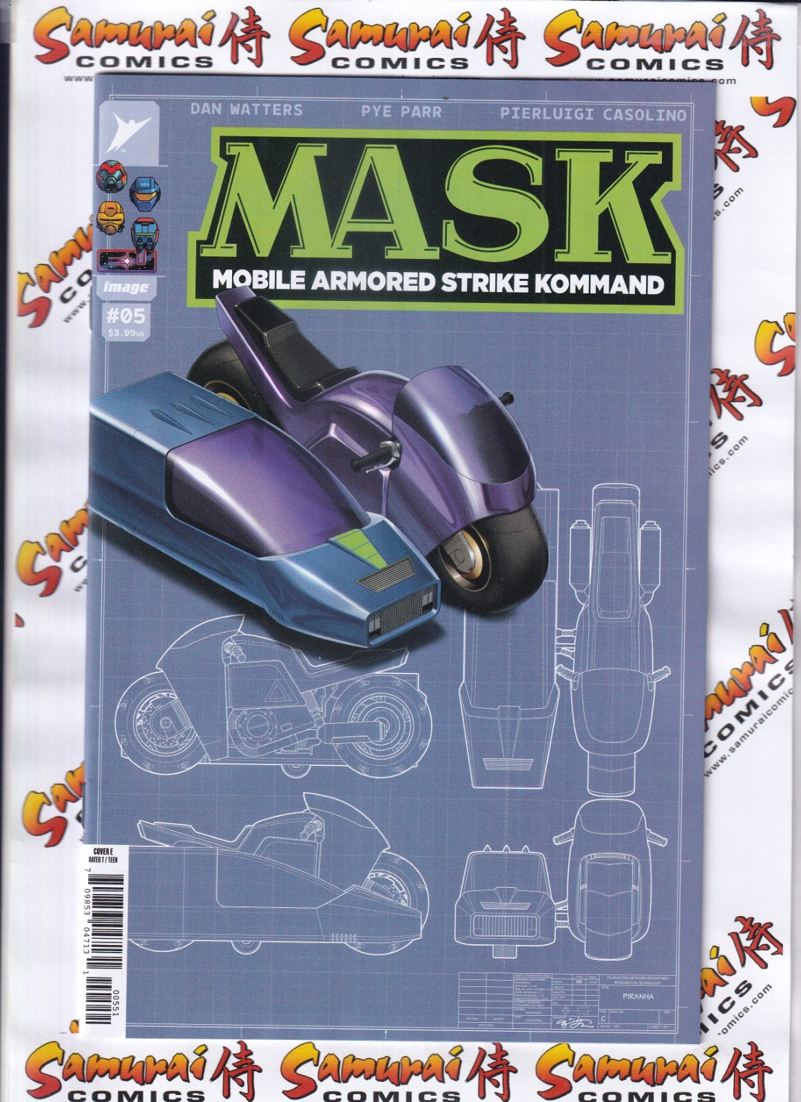 Maschera #5 1:50 variante Ej Su scansioni reali!