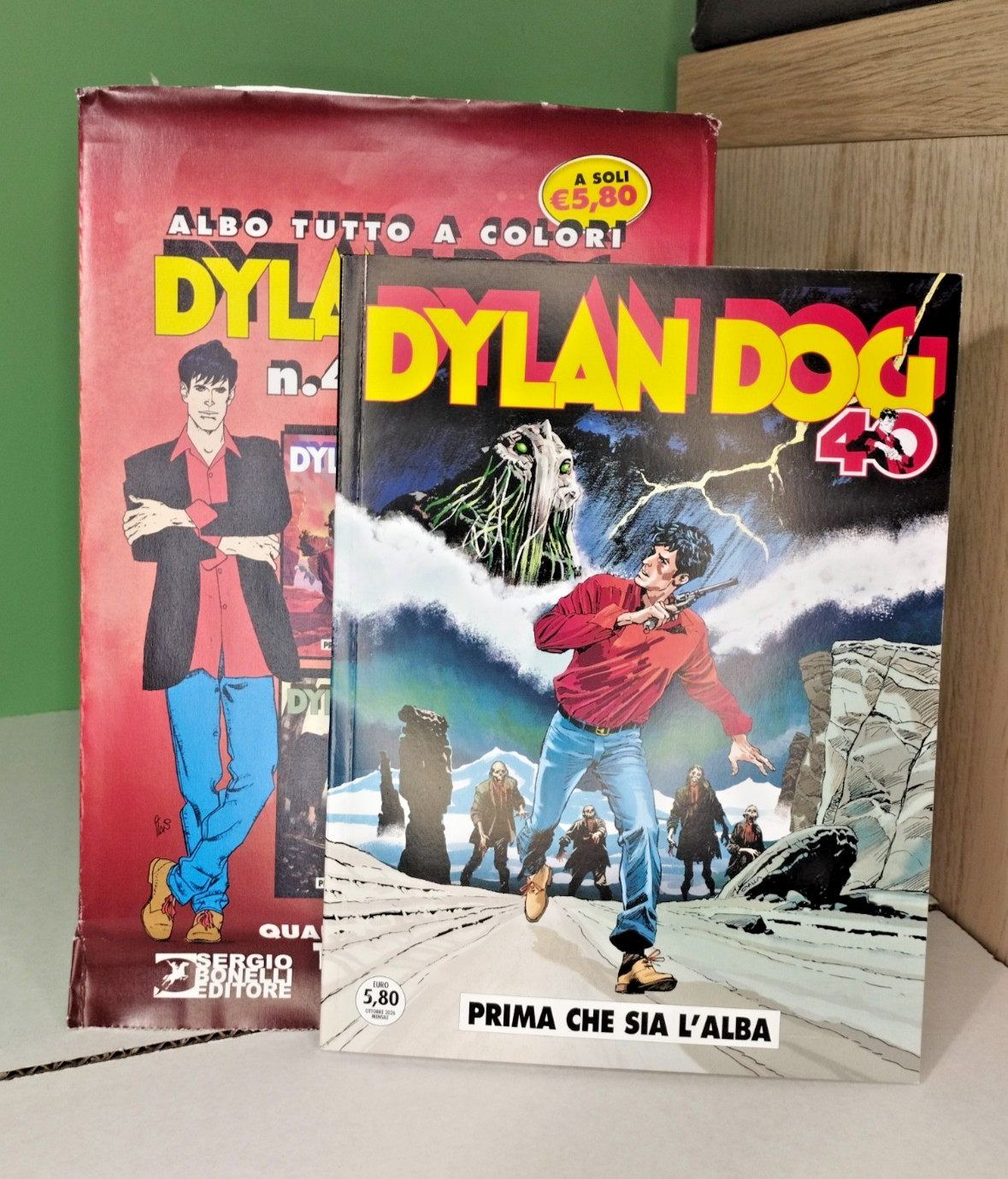 Dylan Dog n. 481 Variant Claudio Villa – 40° Anniversario + Busta Originale