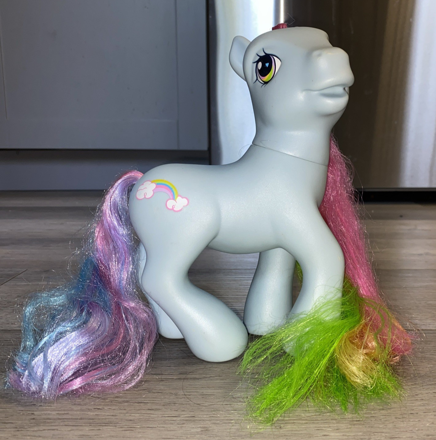 My Little Pony 2005 Rarity Large Brushable Styling Ponies Hasbro 9” Tall