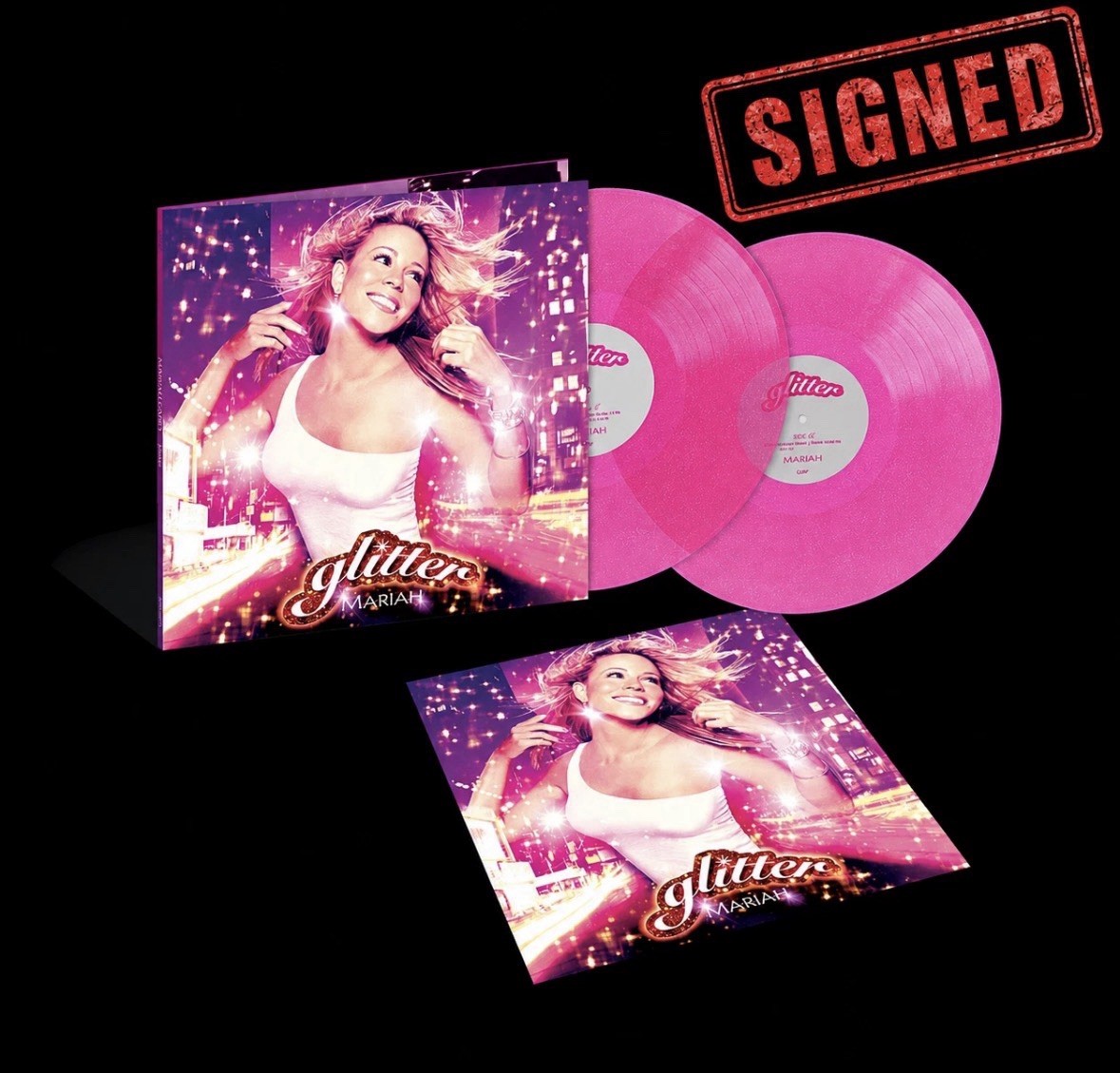 Mariah Carey Glitter 25th Anniversary 2LP + Signed Litho Pre-Order US IMPORT