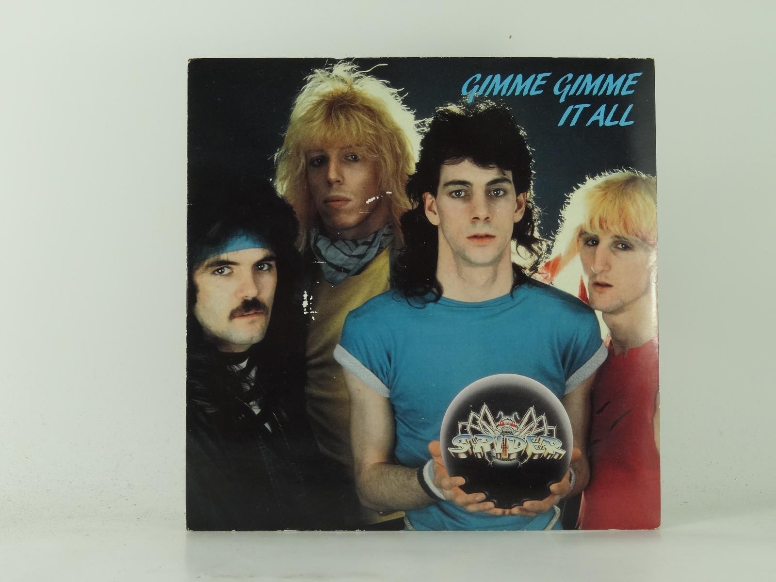 SPIDER GIMME GIMME IT ALL (51) 2 Track 7" Single plus Picture Sleeve PRECISION R