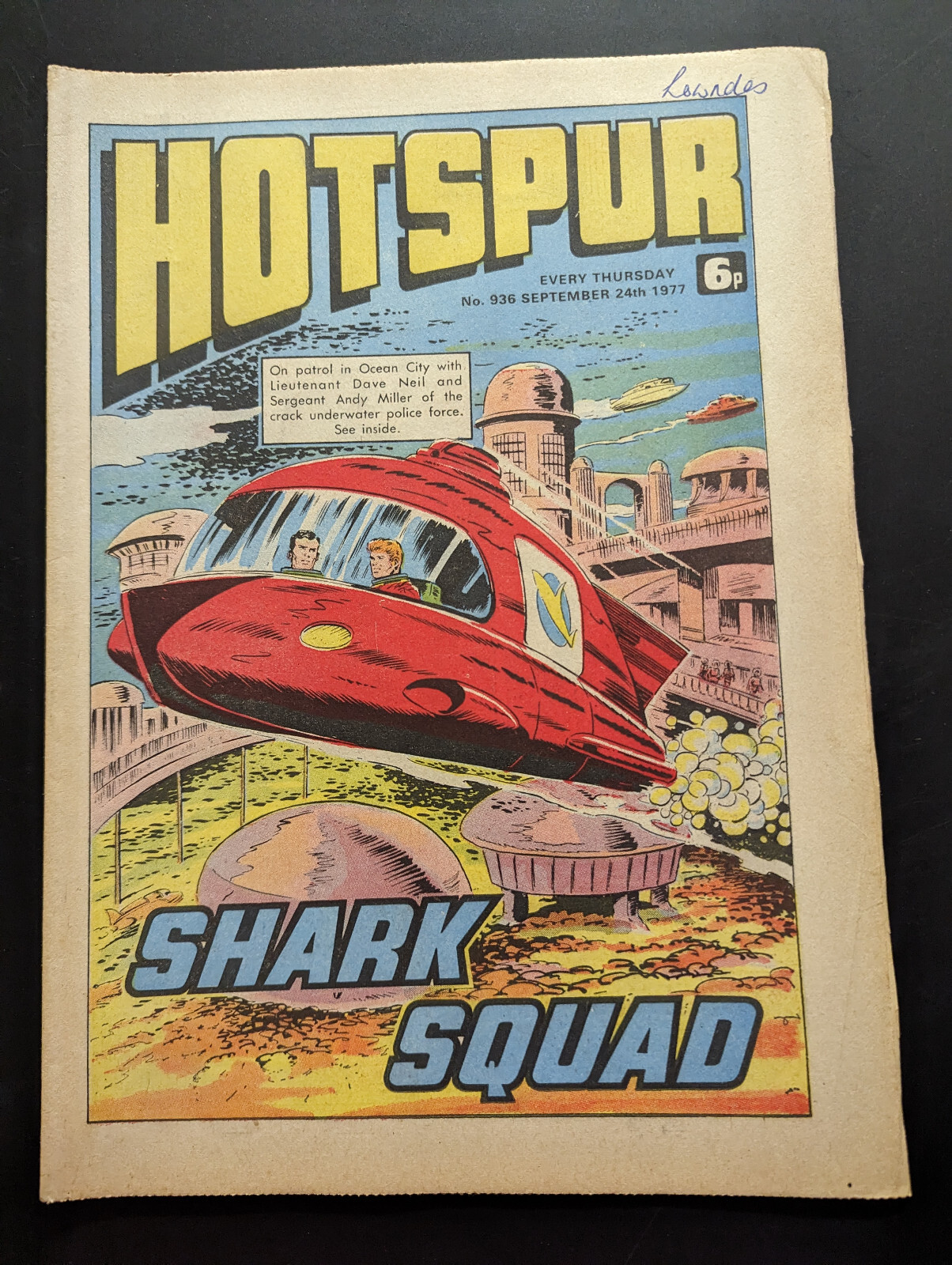 Hotspur Comic No 936, September 24th 1977.
