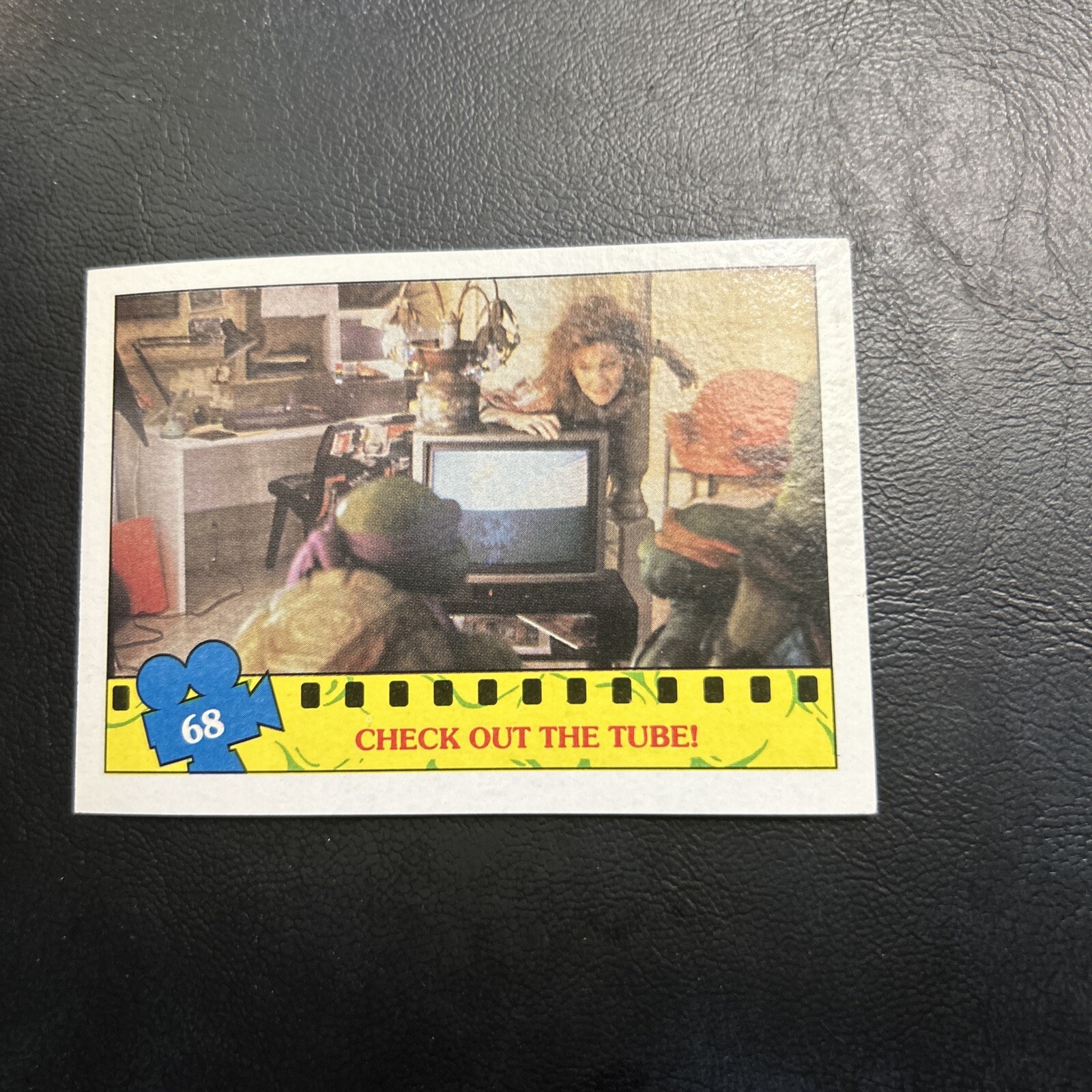 Jb101a Teenage Mutant Ninja Turtles 1990 Topps #68 aprile O'Neill check out tubo