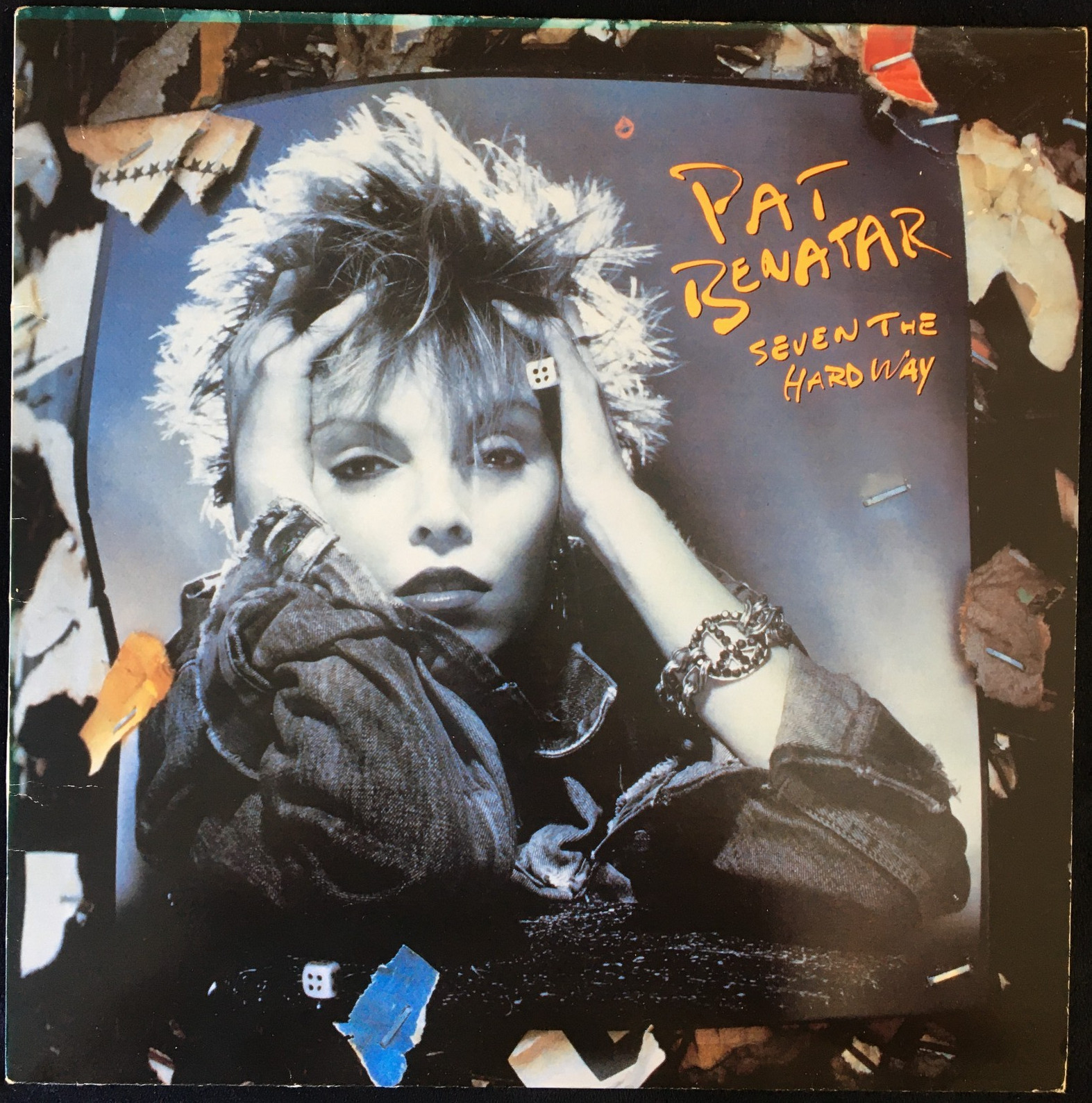PAT BENATAR SEVEN THE HARD WAY 12'' VINYL ALBUM CHRYSALIS RECORDS CHR 1507 1985