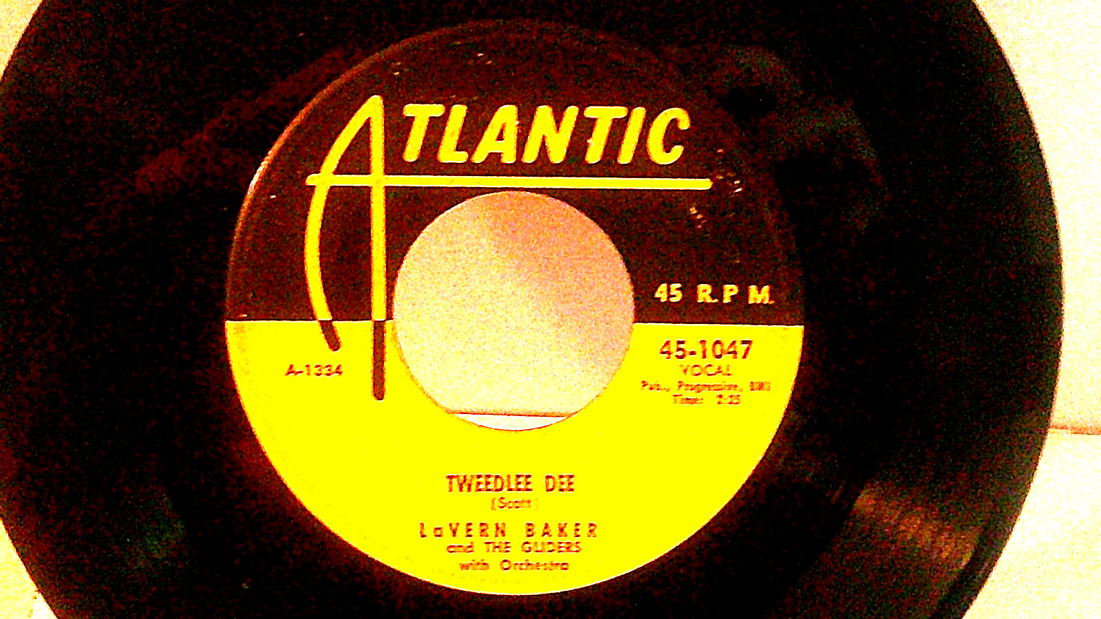 Lavern Baker & Gliders,Atlantic 1047,"Tweedlee Dee"US,7"45,1954 R&B,stamped,M-