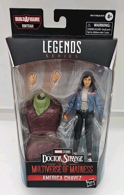 Marvel Legends America Chavez- Dr Strange Multiverse of Madness Rintrah BAF- NEW
