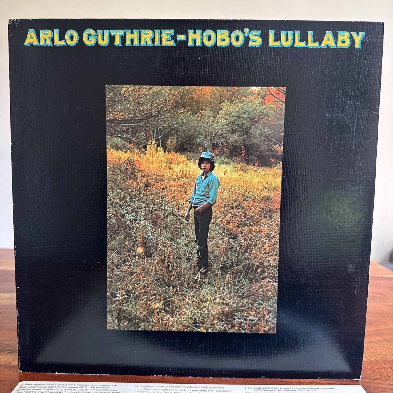 Arlo Guthrie Hobo’s Lullaby LP 1972 Reprise MS 2060 Gatefold NM Vinyl