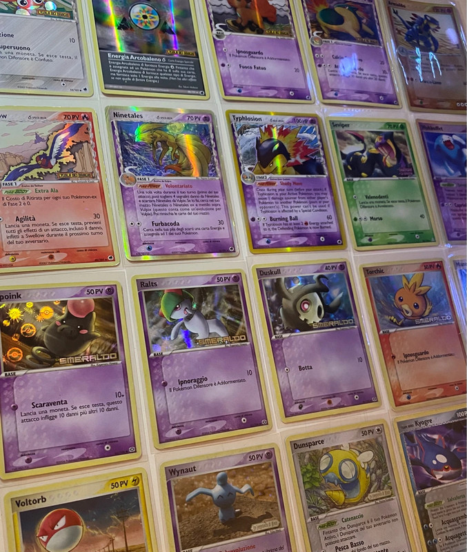 Lotto 149 carte Pokémon Rare Serie EX Reverse/Holo/Stamped