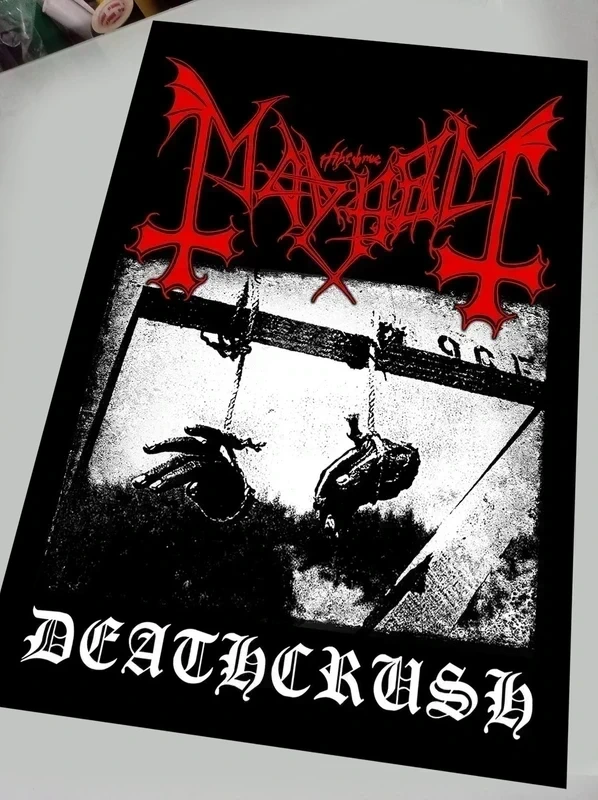 Mayhem "Death Crush" poster
