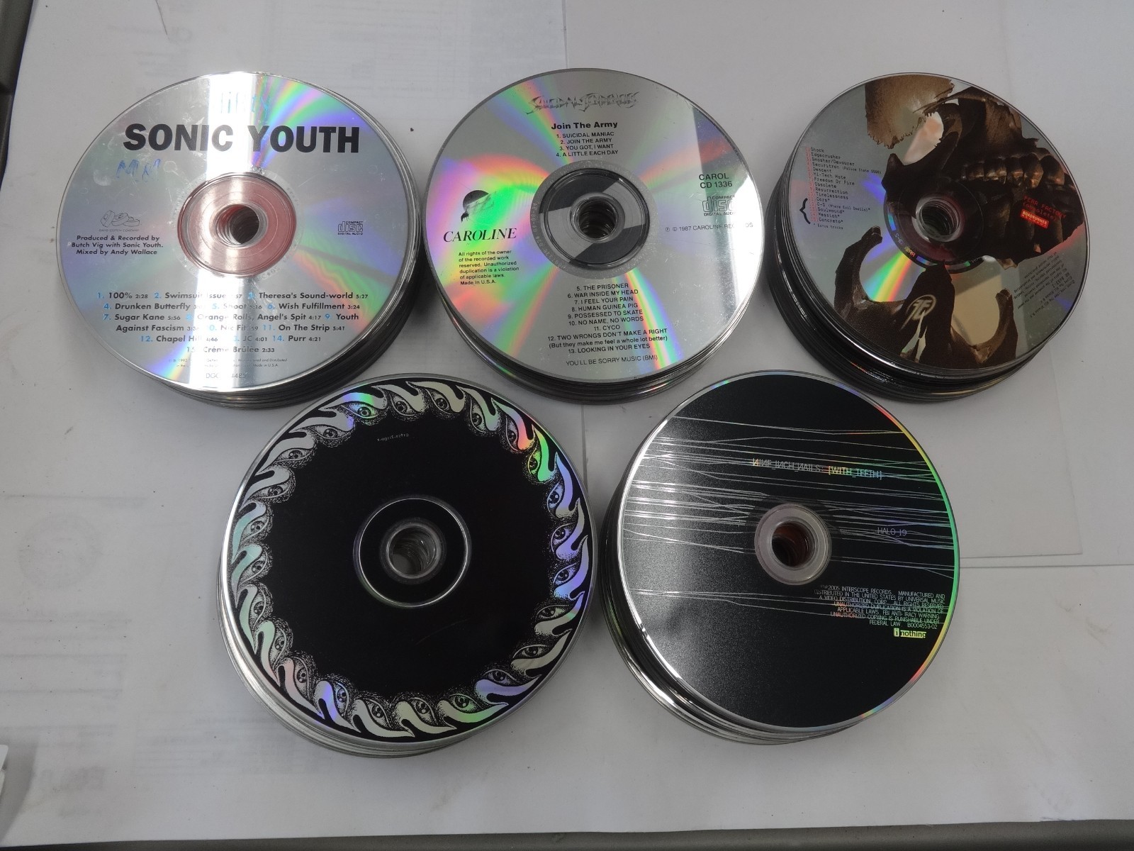 100 - Loose Music CD Lot METAL ROCK ALTERNATIVE PUNK ETC WORKING RARE TITLES