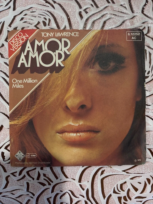 Tony Lawrence - Amor Amor / One Million Miles - Vinile 45 Giri Telefunken (1978)