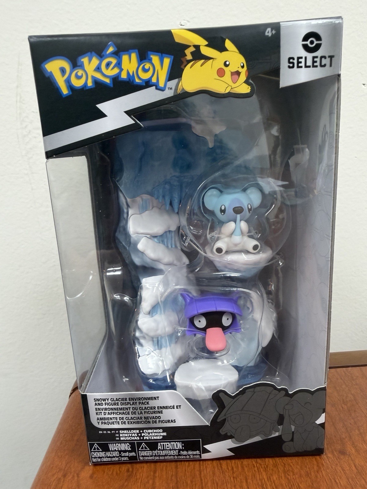 Pokemon Select Environment Pack Serie 5 Shellder Cubchoo Ghiacciaio Innevato Nuovo