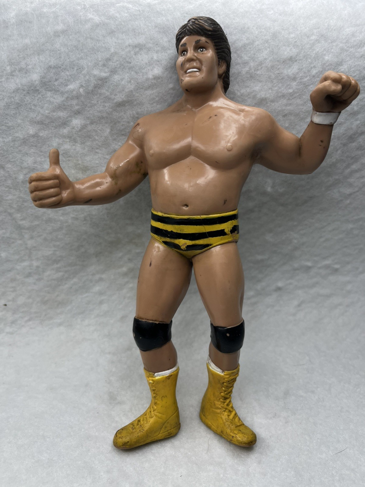 Figurine Jumpin' Jim Brunzell 1987 WWF LJN Wrestling Superstars serie 4 8 pollici