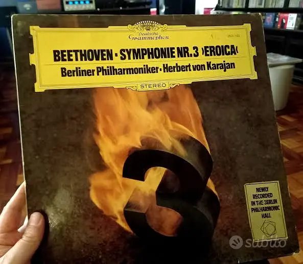 Beethoven symphone n°3 EROICA vinile LP 33 giri