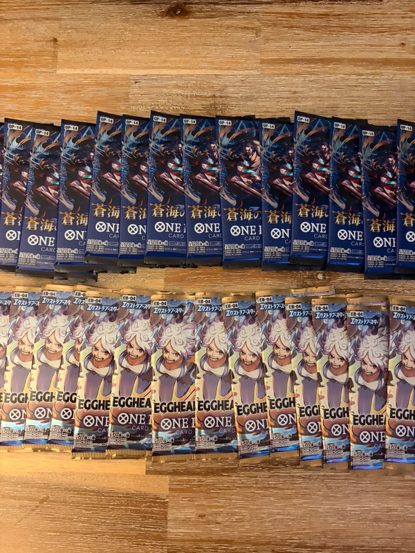 Lot 34 Boosters One Piece TCG OP14 + EB04 JAP 🇯🇵
