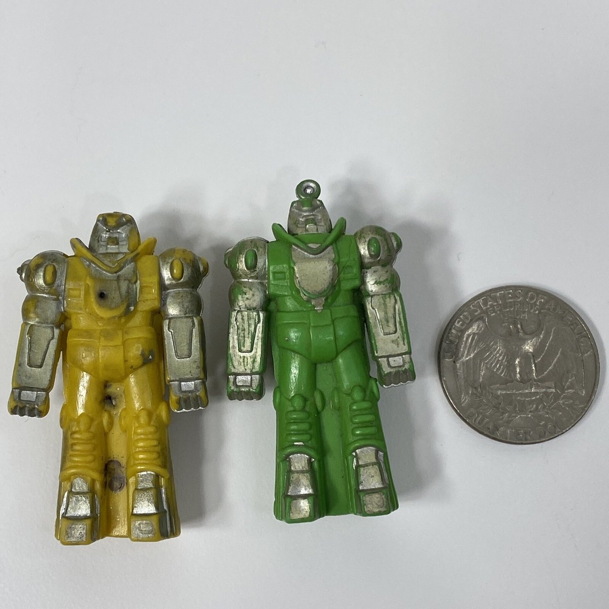 Vintage Robot Matita Topper Gomma Gomma Hong Kong Figura Guerriero