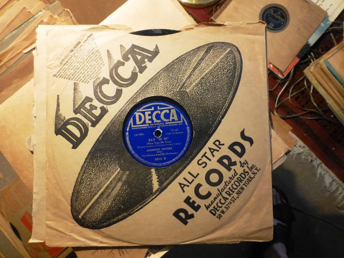 1940 ANDREWS SISTERS CUBAN Ernesto Lecuona Say SI SI/ Let's have another one