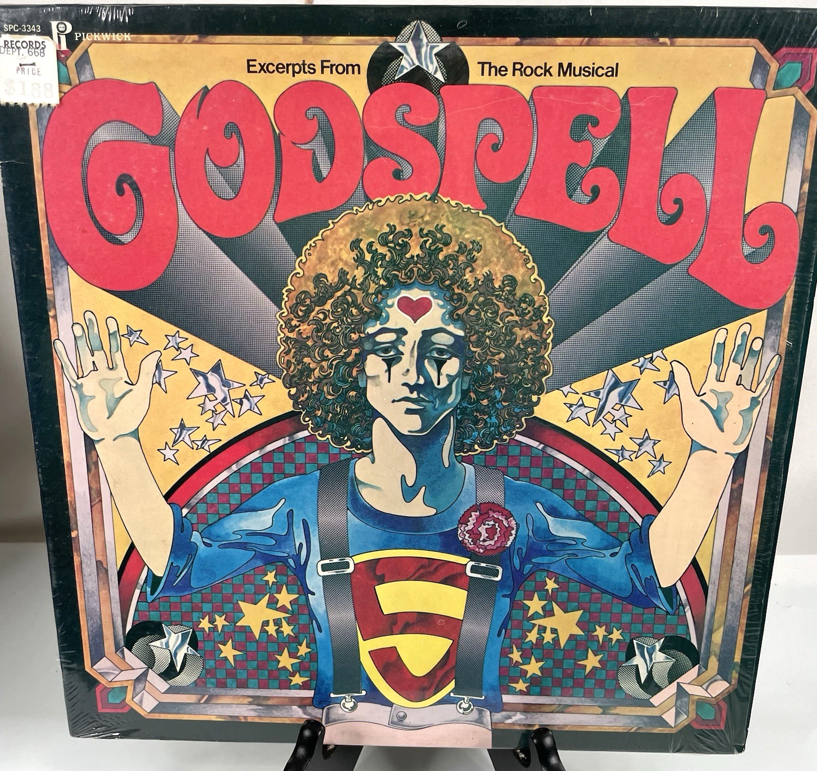 Godspell Excerpts from the Rock Musical Vintage Vinyl Record Album