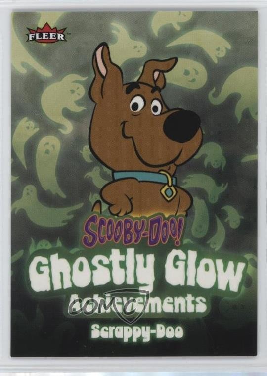 2024 Fleer Scooby Doo Ghostly Glow Achievement /100 Scrappy-Doo #GA-12 1w5w