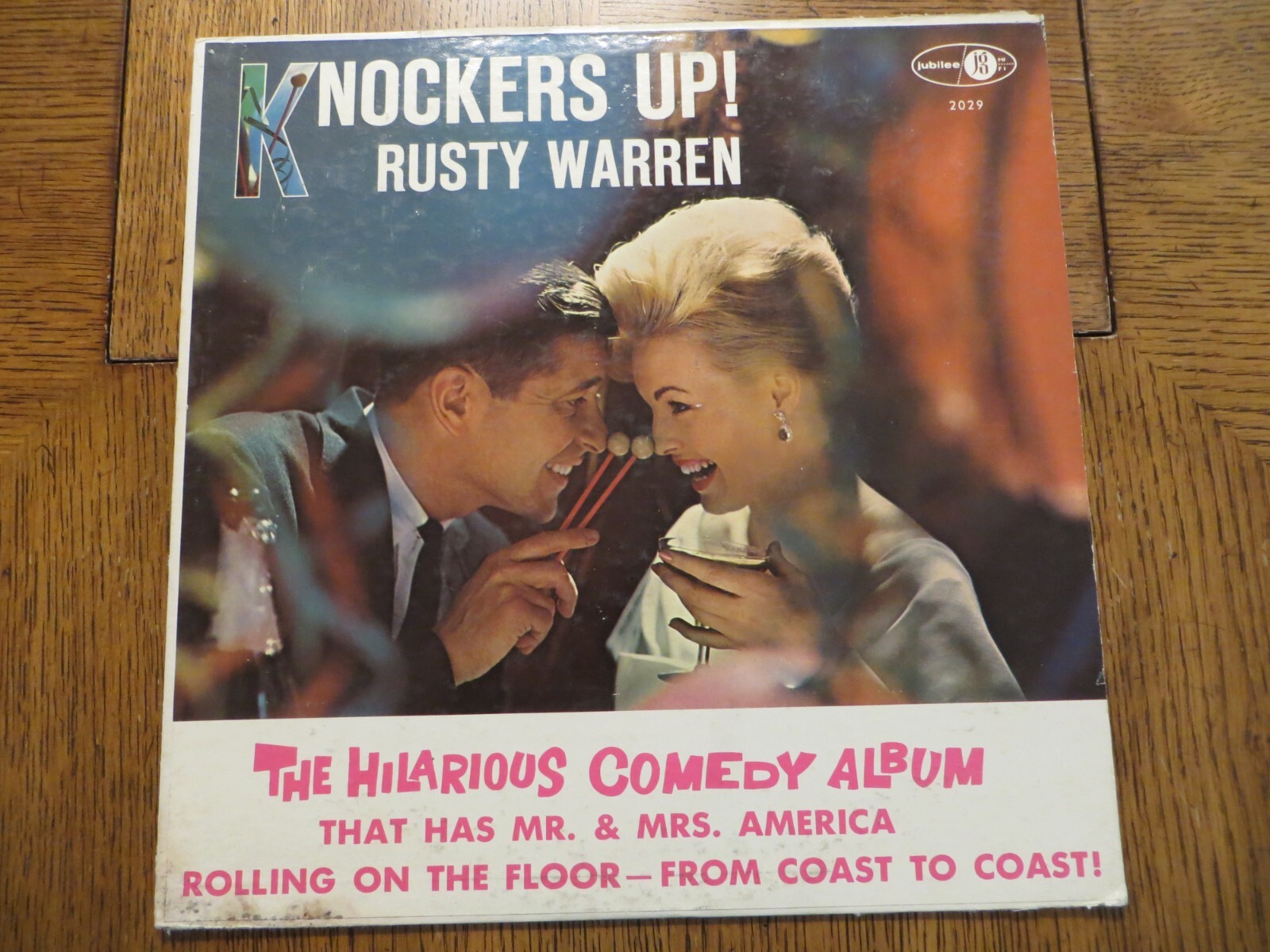 Rusty Warren - Knockers Up! - 1960 Jubilee JGM 2029 Vinyl Record VG/VG!!!