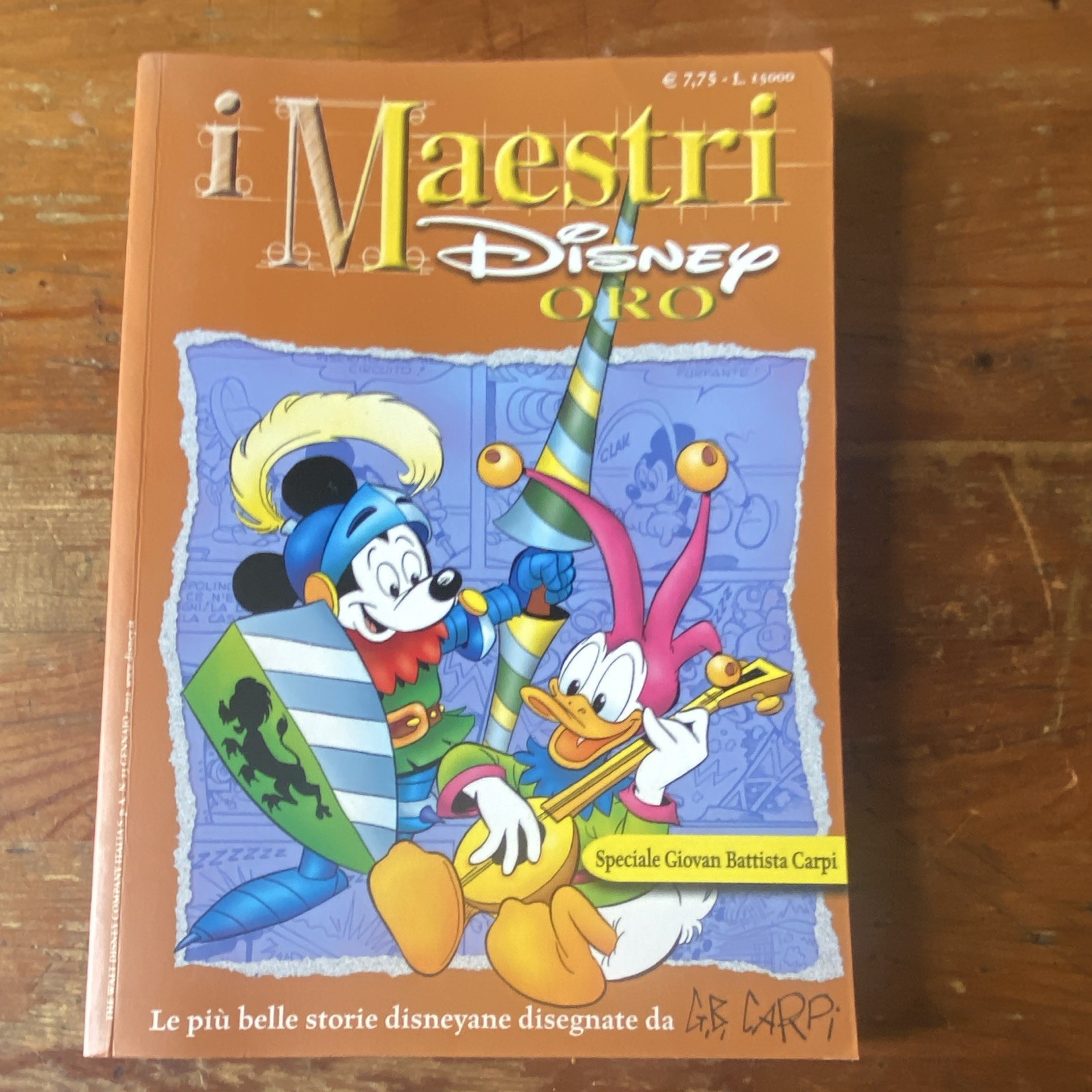Disney I Maestri Disney Oro Speciale G.B. Carpi copertina morbida