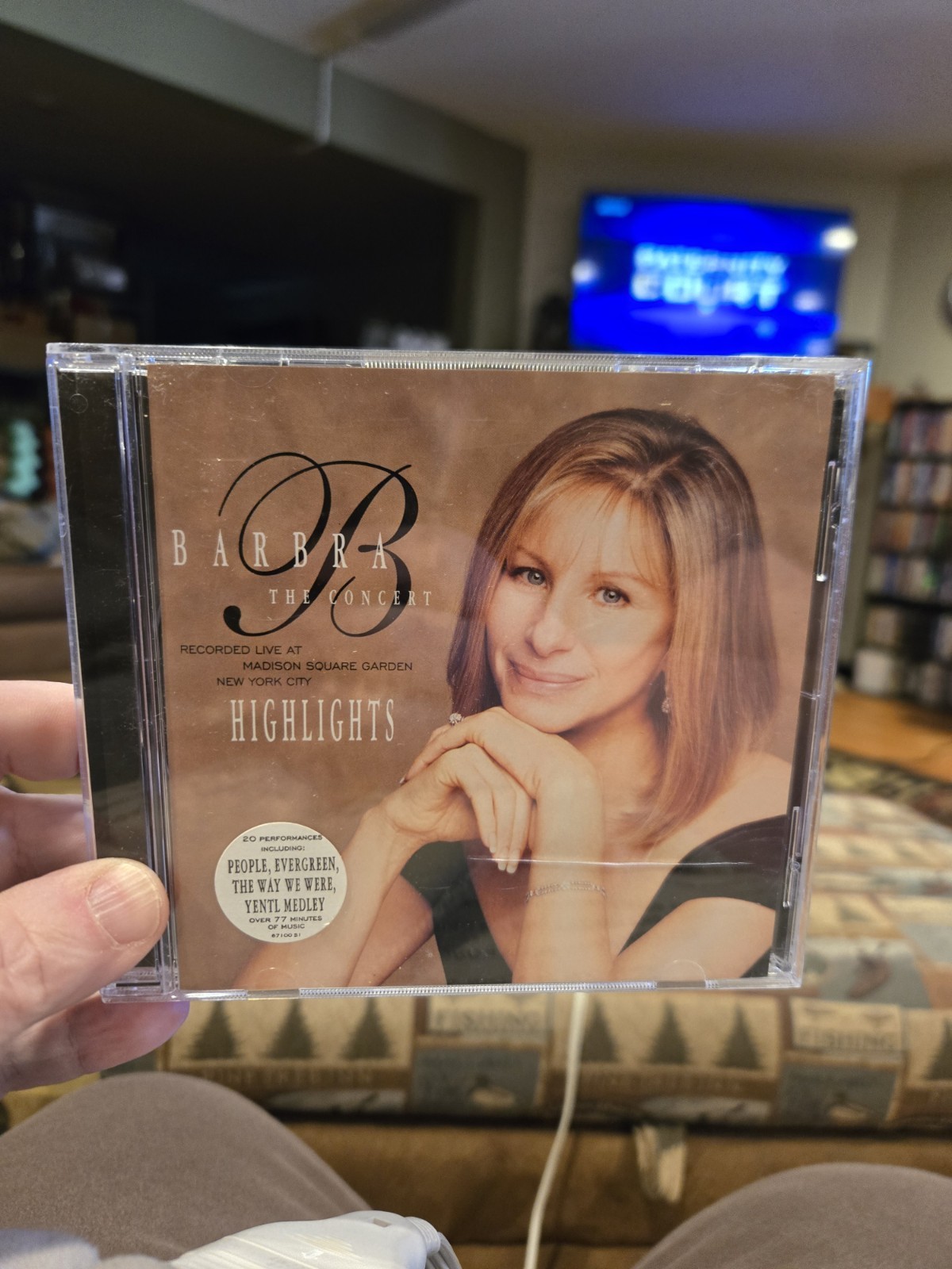 BARBARA STREISAND THE CONCERT LIVE MSG CD