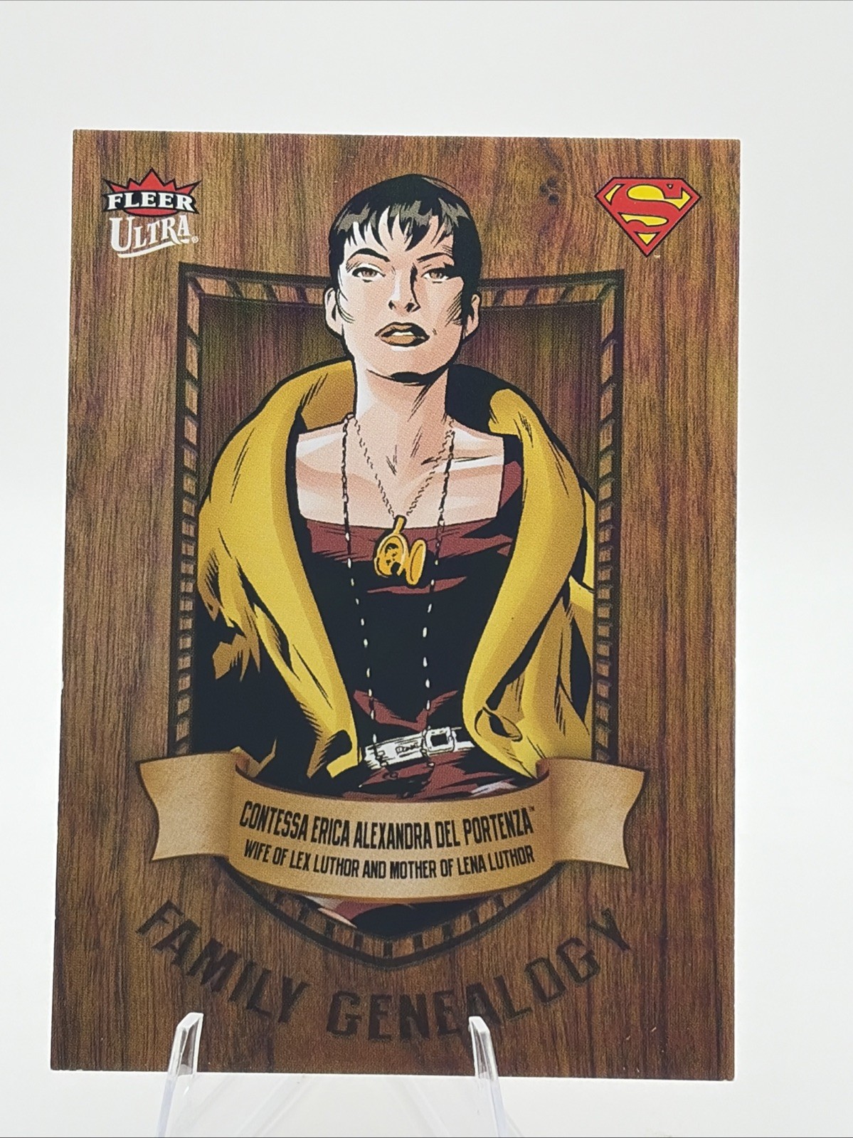 ZOR-EL 2026 FLEER ULTRA SUPERMAN FAMILY GENEALOGY CARD #FG-22 CONTESSA