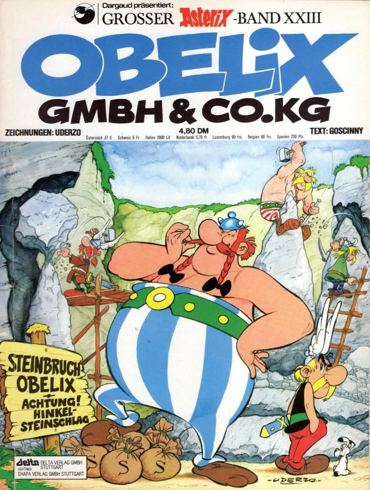 Asterix 23 (Z1, 1. Edizione), Ehapa