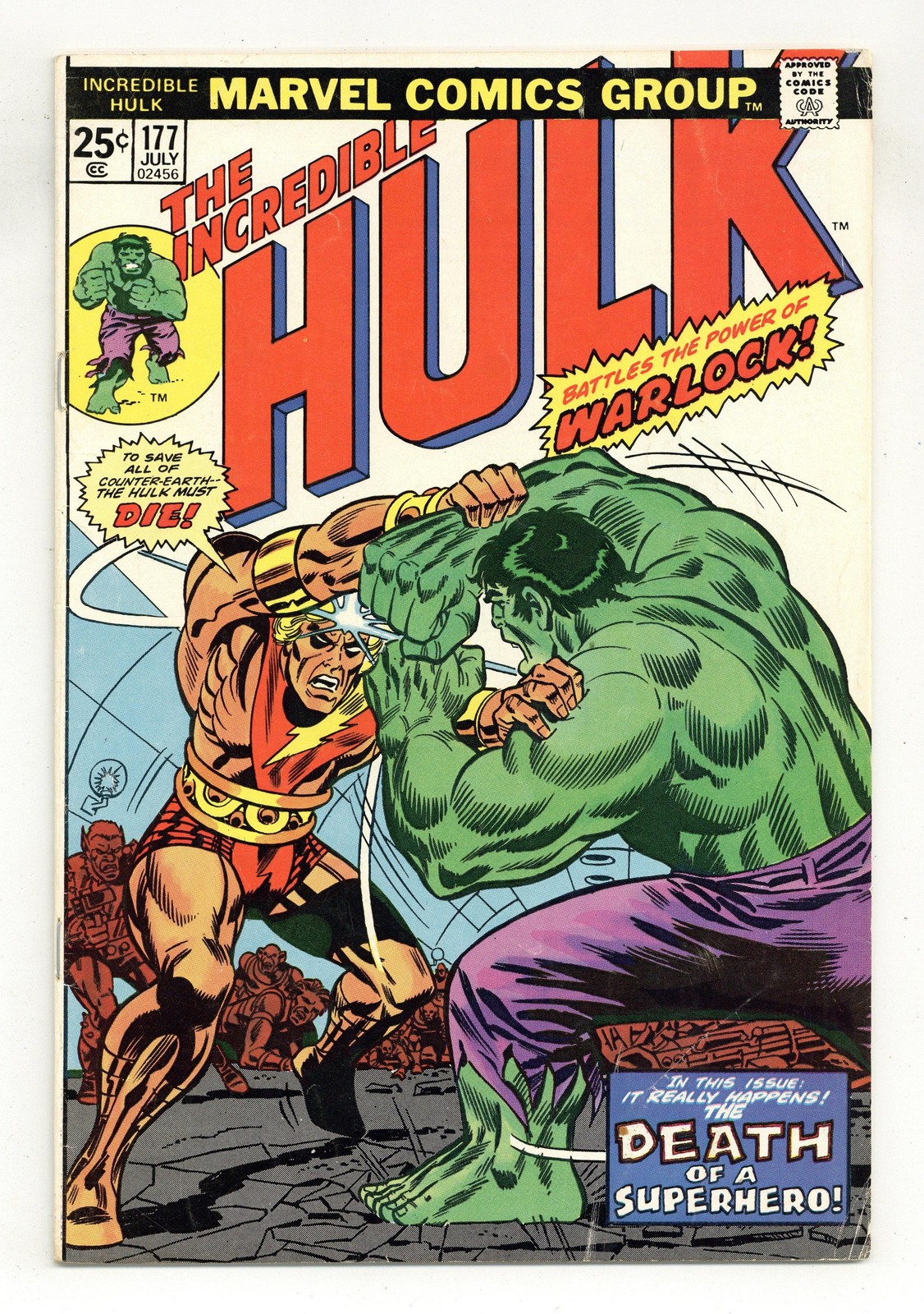 Incredible Hulk #177 VG/FN 5.0 1974