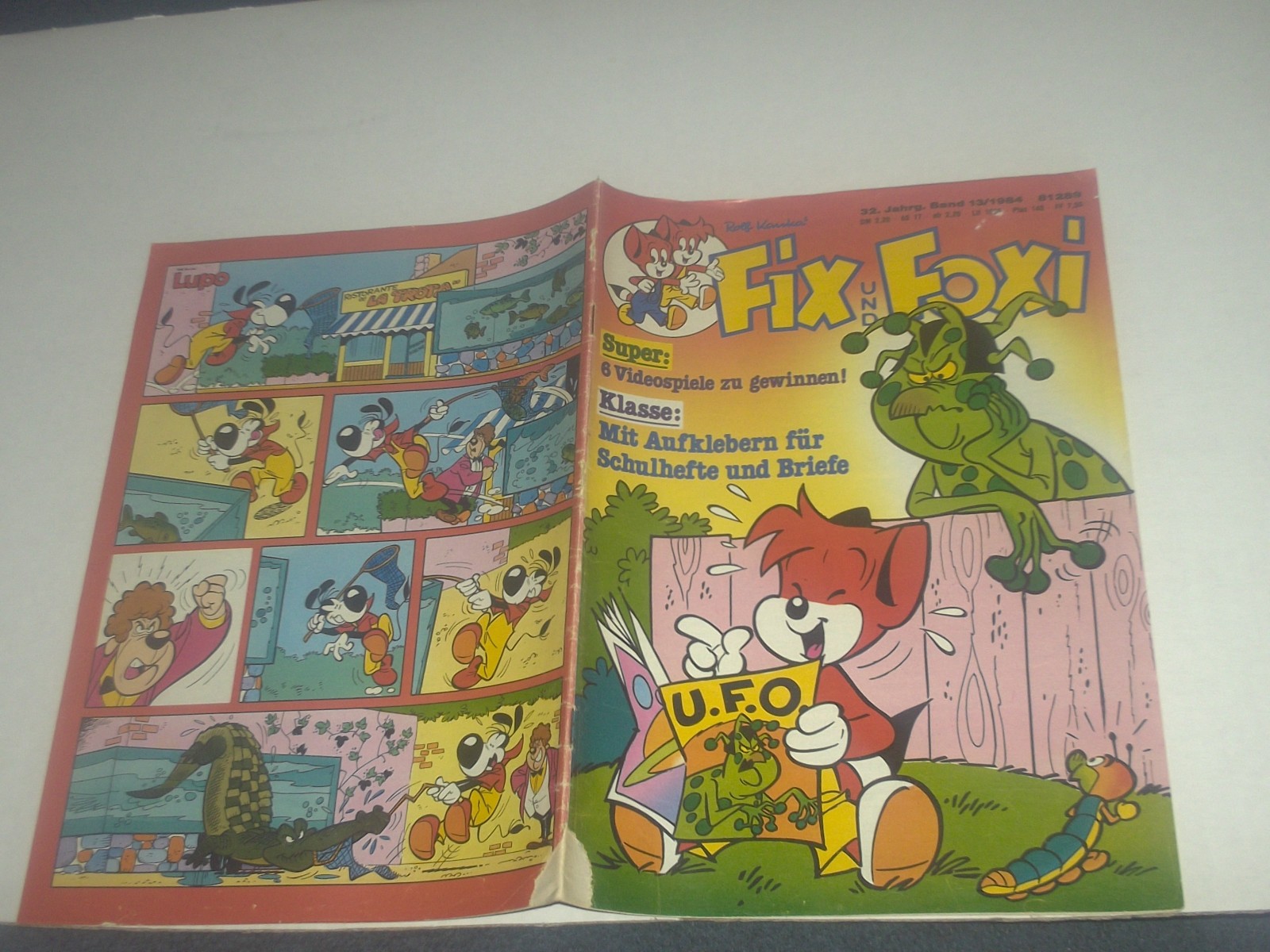 FIX E FOXI FUMETTO QUADERNO 32° ANNO VOLUME N.13/1984