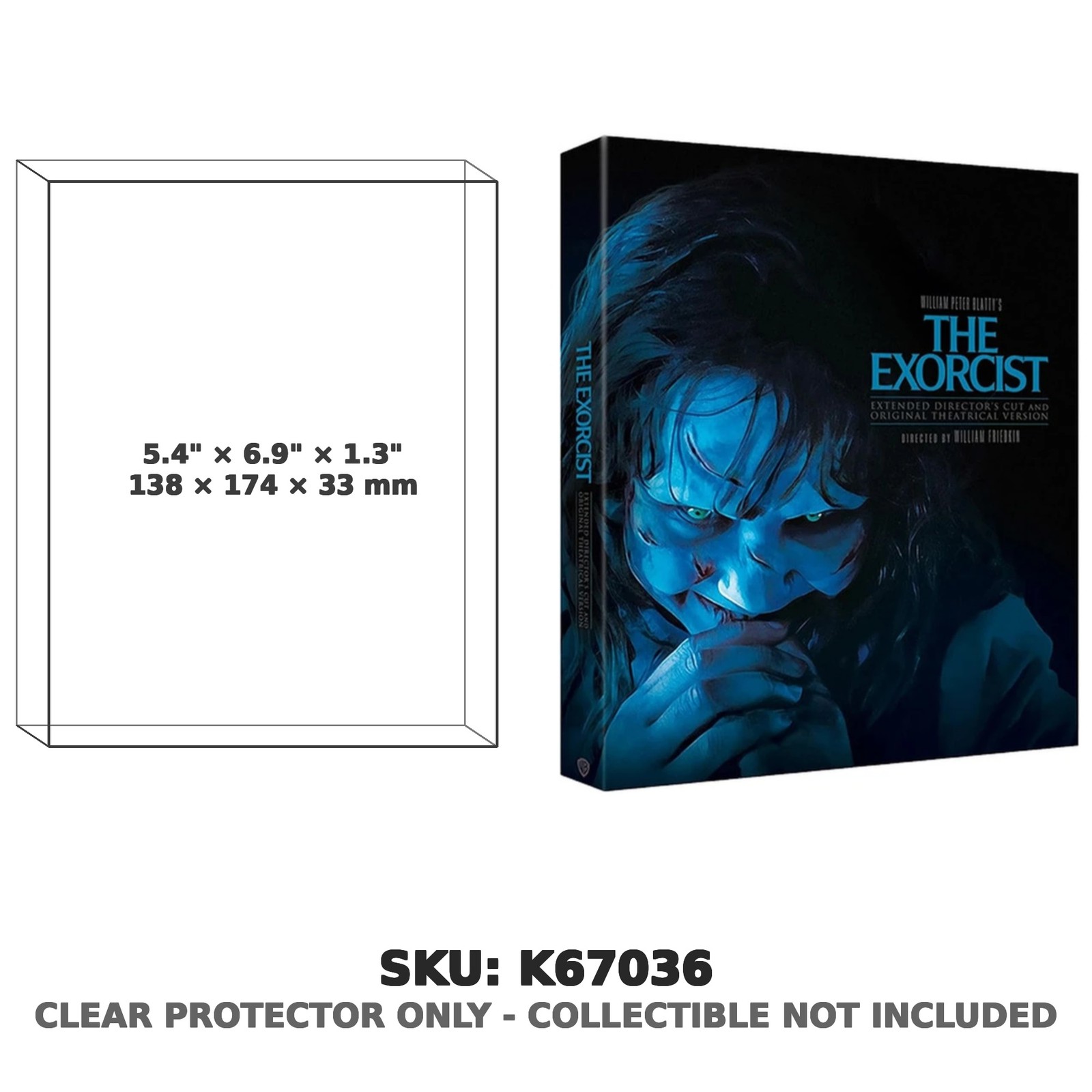 Protector For The Exorcist 50th Anniversary Ultimate Collector's Edition 4K U...