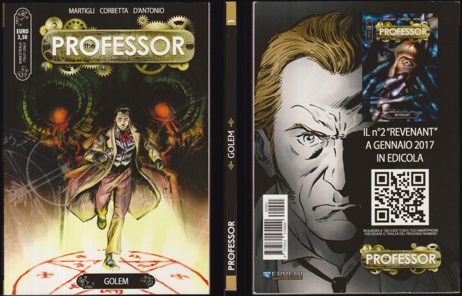 THE PROFESSOR 1 GOLEM - NOVEMBRE/DICEMBRE 2016 "PERFETTO"