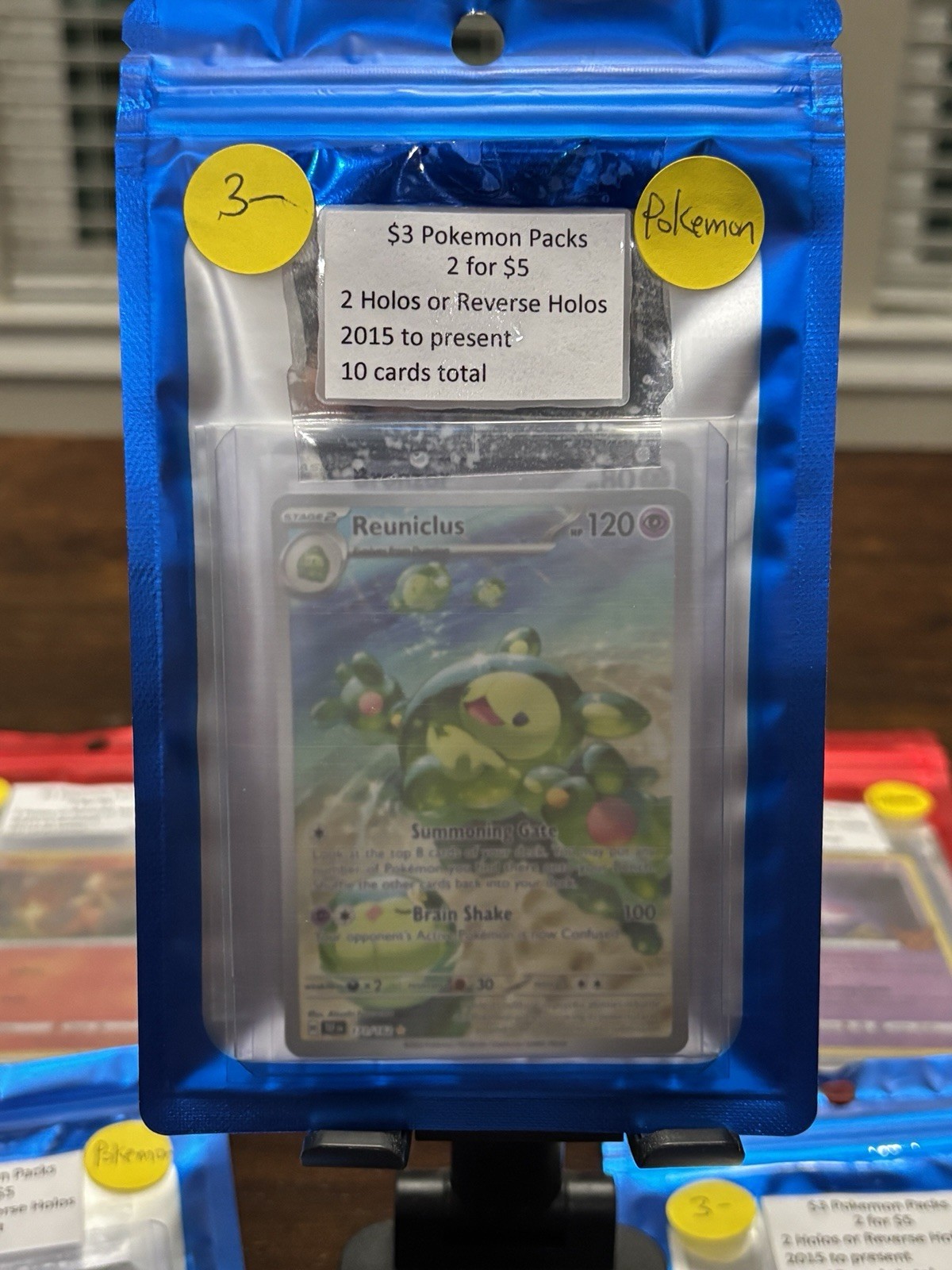 Lotto 10 carte Pokémon Pokemon misteriose con rare segrete e ologrammi in repack collezione
