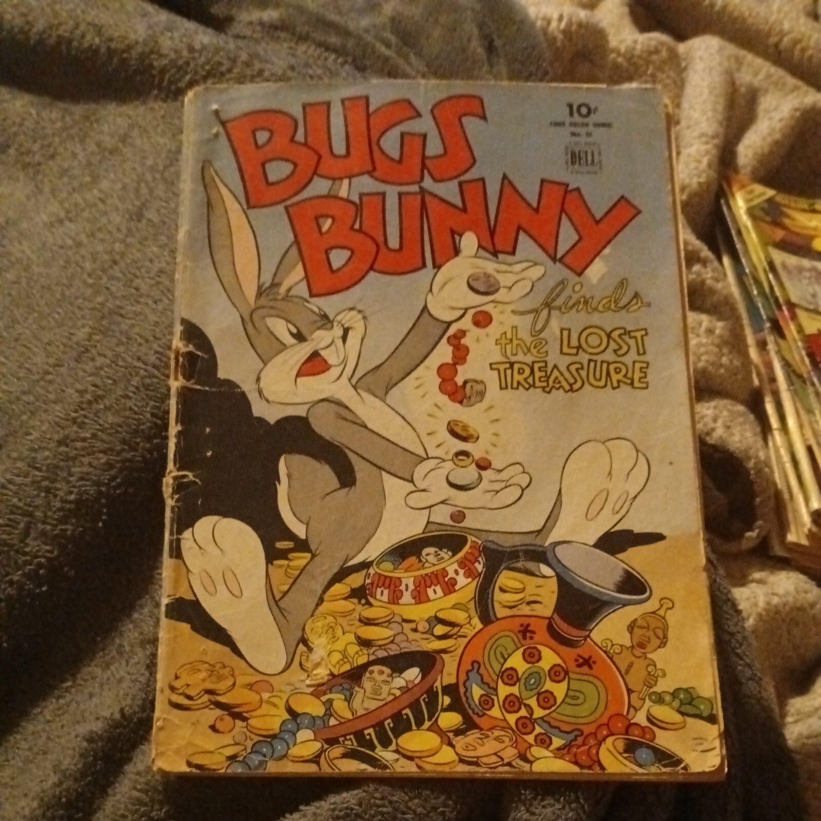 QUATTRO COLORI # 51 Dell fumetti BUGS BUNNY (#2) 1944 seconda guerra mondiale epoca golden age key
