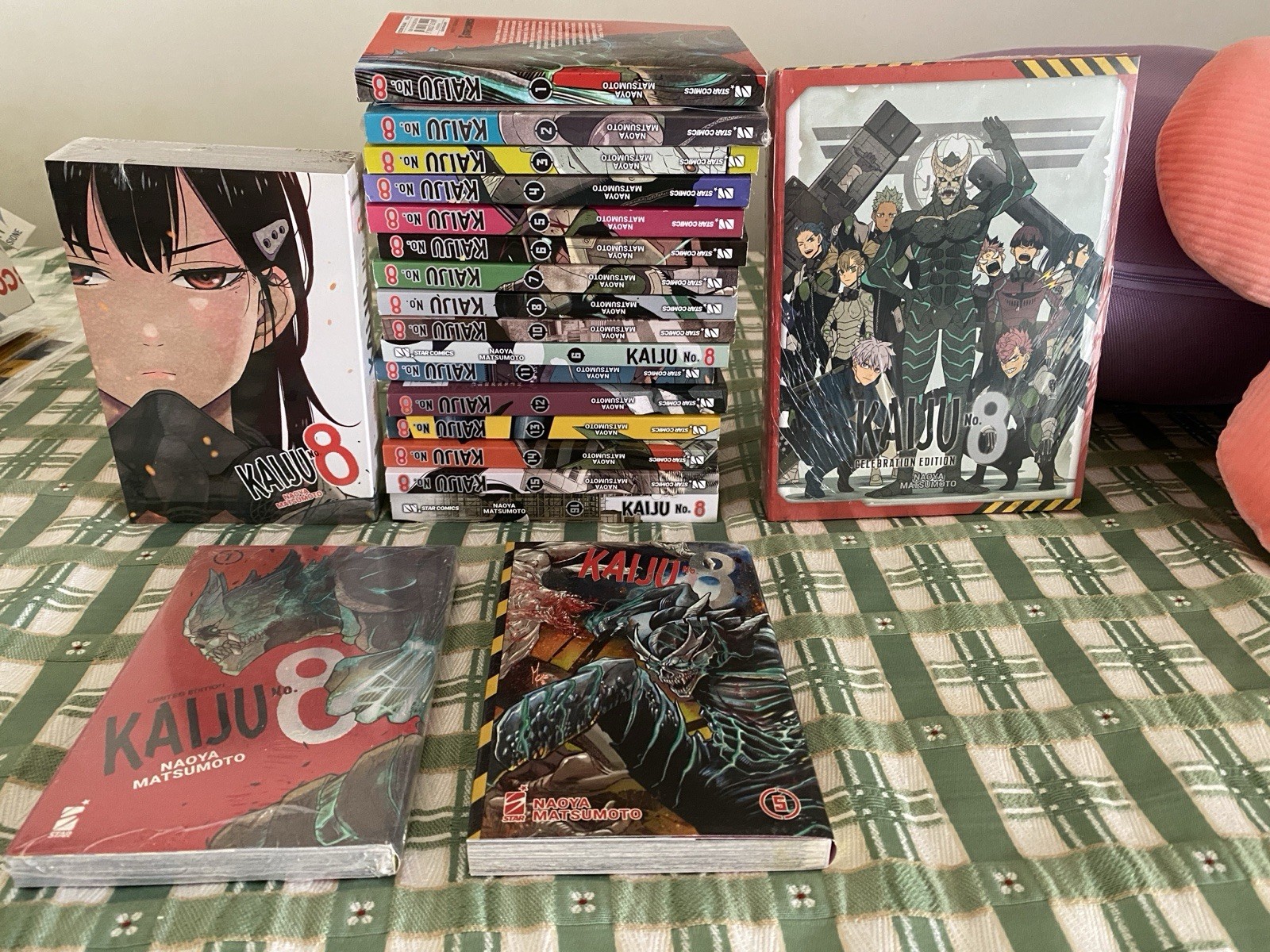 Star Comics Kaiju No. 8 set vol. 1-12 + Celebration Edition manga ITA
