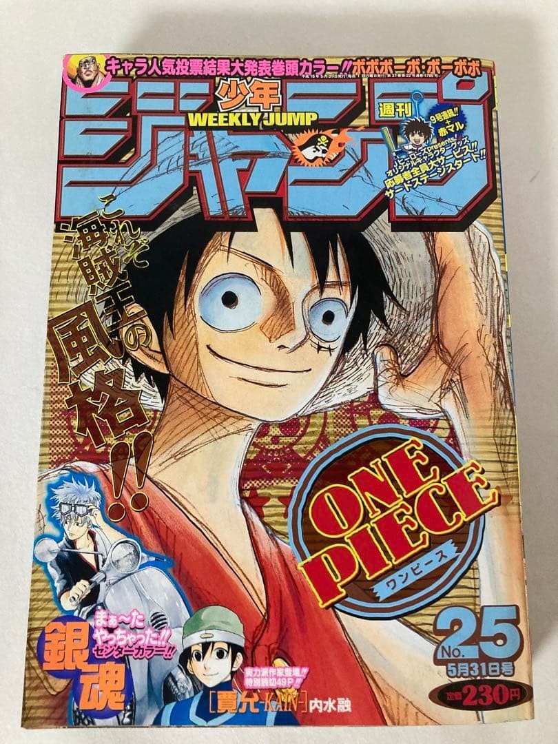 Weekly Shonen Jump 2004 n. Copertina 25 ONE PIECE rara usata fumetto giapponese