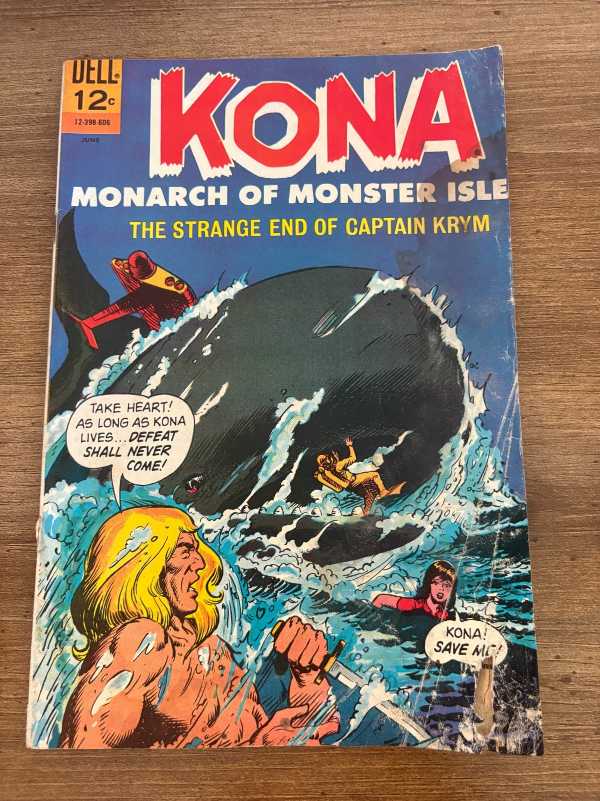 Kona Monarch Of Monster Isle # 19 GD Dell Silver Age fumetto 18 J477