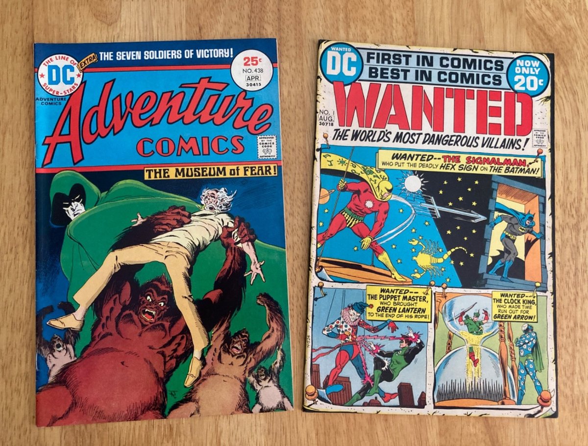ADVENTURE COMICS #478 (1975) *Spectre/Jim Aparo!* + RICERCATO ('72) #1 *Molto bello!*