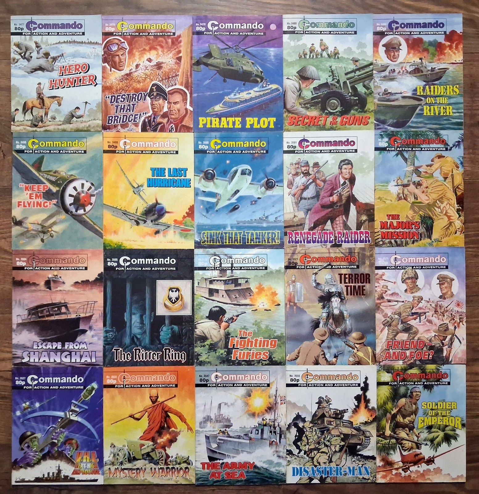 Commando Comics Job Lot Bundle x 20 (75A)