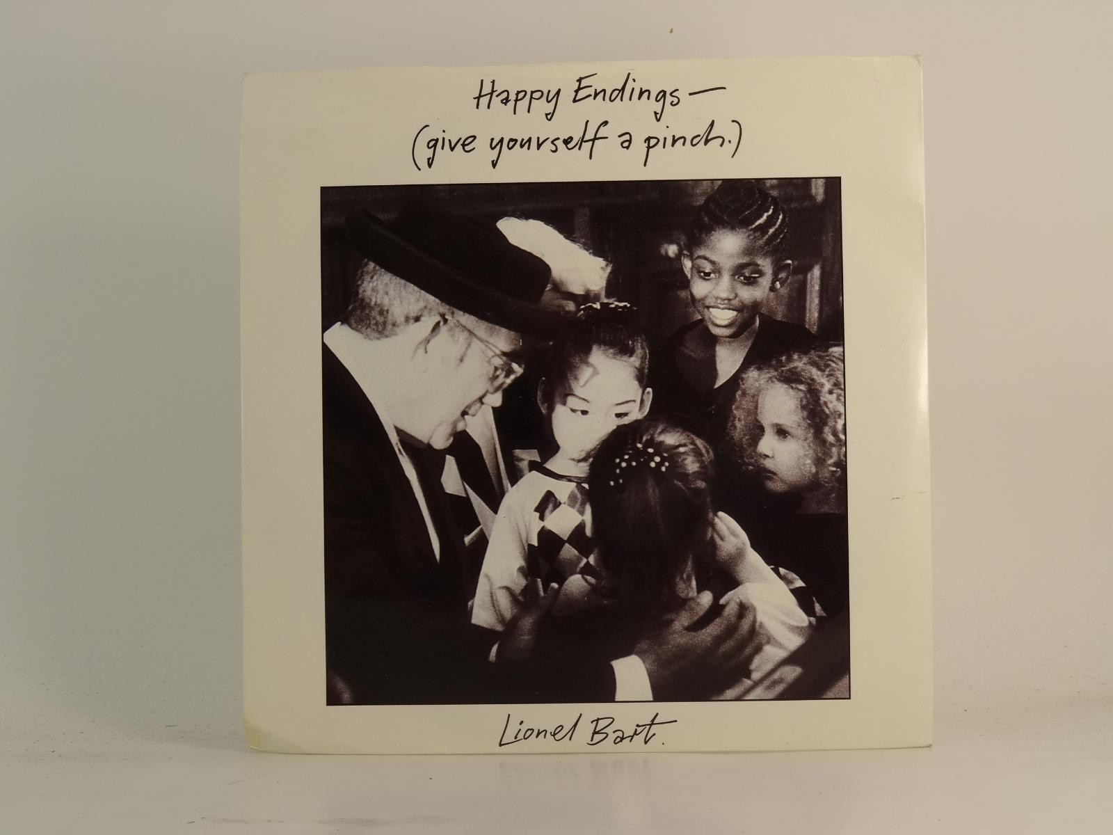 LIONEL BART HAPPY ENDINGS (GIVE YOURSELF A PINCH) (70) 2 Track 7" Single includi