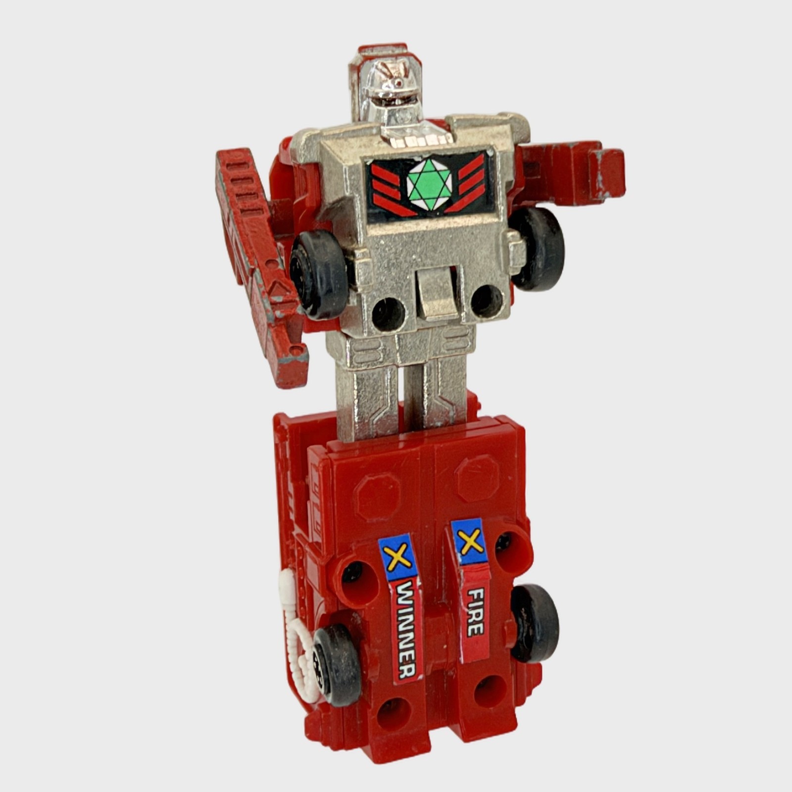 Macchina Vintage Robo W-07 Winner Robo Fire Winne Bandai 1988 - spazzatura