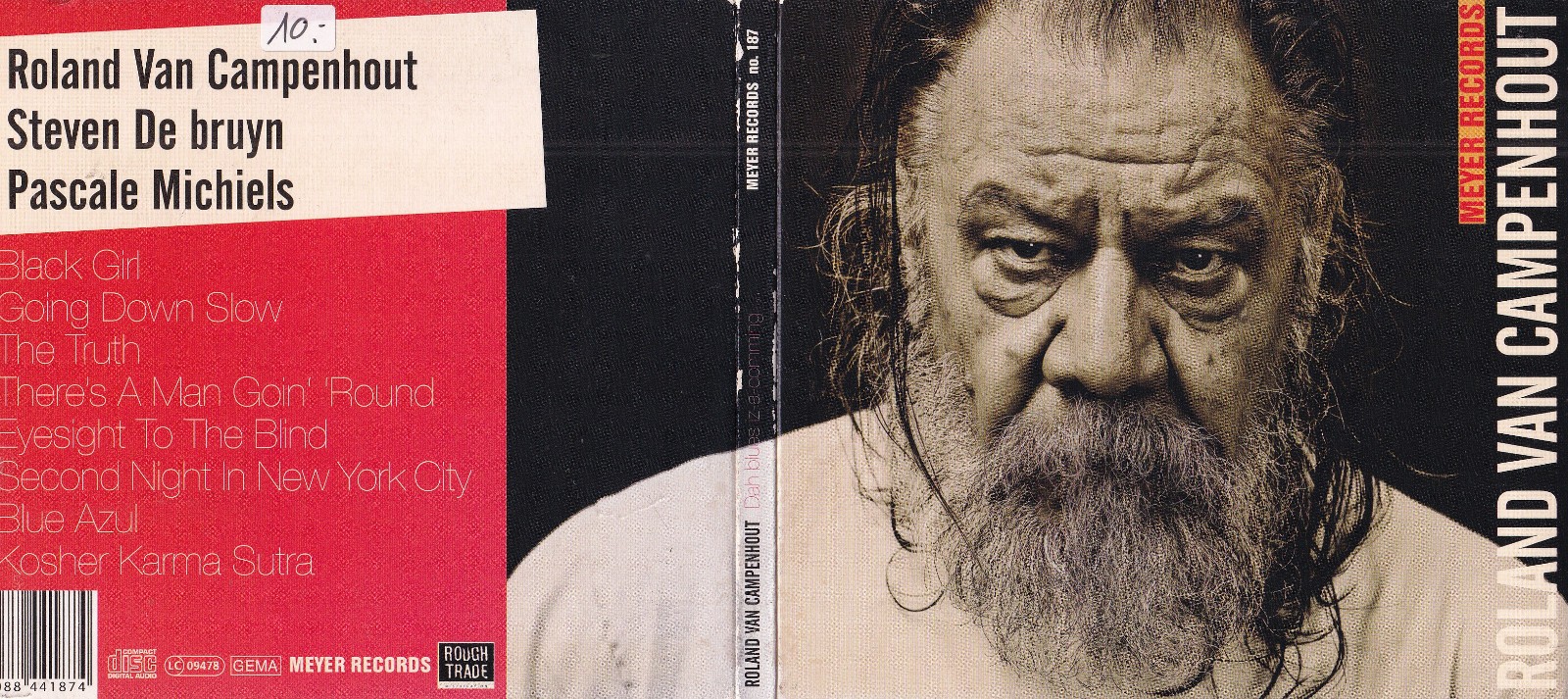 Roland Van Campenhout – Dah Blues Iz-a-comming... CD Digipak, Meyer Records