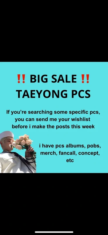 Big Sale Taeyong Pcs - NCT